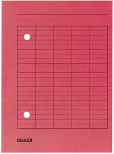 Falken FALKEN Umlaufmappe - A4, rot, Manilakarton, 250 g/qm
