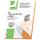 Q-Connect Inkjet+Laser+Kopier-Etiketten - 66,0x33,9 mm, weiß, 2400 Stück/100