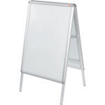 LEITZ Plakatständer A1 silber wetterfest