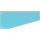 WEKRE Trennstreifen Trapez - 190 g/qm Karton, blau, 100 Stück