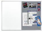 Kombitafel 120x90cm grau/grau FRANKEN CB300312 X-tra!Line