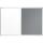 Kombitafel 120x90cm grau/grau FRANKEN CB300312 X-tra!Line