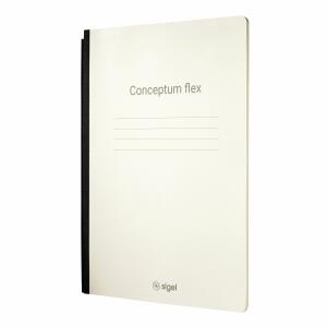 SIGEL CF202 Notizheft Conceptum flex - liniert - A4 - chamois - Softcover - 92 Seiten - FSC-zertifiziert
