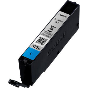 Canon Original Canon Tintenpatrone cyan High-Capacity (0332C001,0332C001AA,332C001,332C001AA,CLI-571CXL,CLI-571XLC)