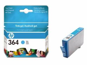 Hewlett Packard (HP) Original HP Tintenpatrone cyan (CB318EE,CB318EE#ABB,CB318EE#ABE,CB318EE#BA1,CB318EE#BA3,CN681E,364,364C,364CYAN,NO364,NO364C,NO364CYAN)