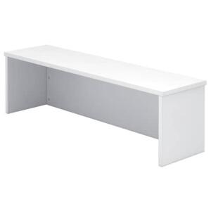 Hammerbacher Thekenaufsatz für Schreibtisch - 120 cm, 1OH, Weiß