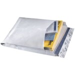 Tyvek Faltentaschen - B4, mit 38 mm-Falte, Spitzboden, 55...
