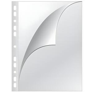 Prospekthüllen oben und links offen, glasklar, 0,15 mm, A4, 100 Stück