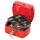 Q-Connect Geldkassette - 155 x 120 x 75mm, rot