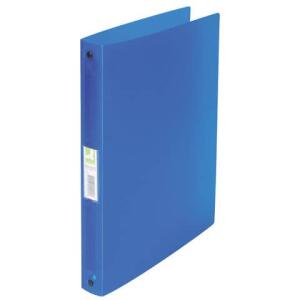 Ringmappe transluzent blau Q-CONNECT KF02905 A4 4 R 25 mm