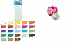 Blumenseide 50x70cm silber FOLIA 91066  20g  5Bg