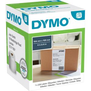 Dymo LabelWriter™ Etikettenrollen Versandetikett 104x159 mm weiß