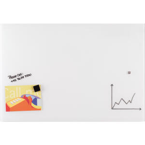 Magnettafel Glas 120x90cm reinweiß FRANKEN GTL9012009