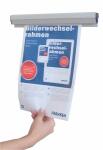 Franken Papierklemmschiene, 118 x 4 cm, grau