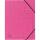 Exacompta EXACOMPTA Sammelmappe - A4, 355 g/qm, Gummizug, rosa