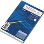 MAILmedia Briefumschläge C6 (162x114 mm), mit Fenster, selbstklebend, 72 g/qm, 25 Stück