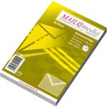 MAILmedia Briefumschläge C6 (162x114 mm), ohne Fenster, gummiert, 72 g/qm, 25 Stück