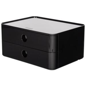 HAN SMART-BOX ALLISON Schubladenbox - stapelbar, 2 Laden, jet black/jet black
