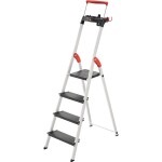 HAILO Alu-Sicherheitsleiter L100 TopLine - 4 Stufen