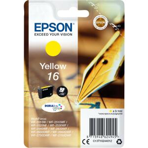 EPSON Original Epson Tintenpatrone gelb (C13T16244012,16,T1624,T16244012)