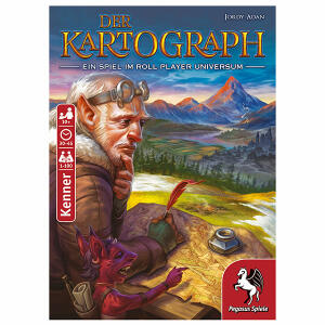 PEGASUS SPIELE  Pegasus Erwachsenenspiel  Der Kartograph, Nominiert Kennerpiel des Jahres 2020, bis zu 100 Spieler,, ab 10 Jahren