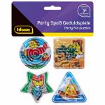 IDENA  Idena Partyspaß  Geduldspiele 4 Stück,...
