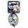 GLOBOS-LUFTBALL  Don Juan Glasmurmeln 21er  Netz white Tiger, 20x16mm + 1x25mm, Globos, ab 3 Jahren