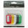 OSMA-WERM GMBH  Schlüsselschilder 10er  5cm 5 Farben, rot, gelb, weiß, schwarz, grün zum Beschriften