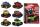 Majorette Assortment Rockerz, Monster Trucks, Die Cast mit Freilauf & Federung, Monstertruck, 1:64, Spielzeugauto, 5 versch. Modelle, Lieferung: 1 Stück, zufällige Auswahl, 7,5 cm