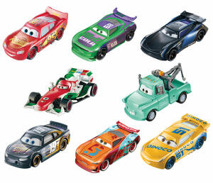 MATTEL GMBH  Cars Color Changers  8fach sortiert, verändert die Farbe bei Kontakt mit warmen Wasser,, wechselt Farbe zurück mit kaltem Wasser, ab 4 Jahren, !!! Lieferung nur über Golßen !!!