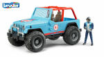 Bruder Spielwaren  Jeep Cross Country Racer  blau mit...