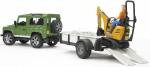 Bruder Spielwaren  Landrover Defender+ Anh.  Jcb...