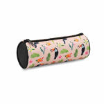 LANNOO  Stifteetui rund 23cm  Tukan, aus Polyester, mit...