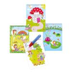Malblock Water Magic Feen, mit Wasserstift, 6 Motive