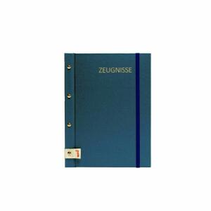 Roth für Dokumente und Zeugnisse, farbiger Leineneinband