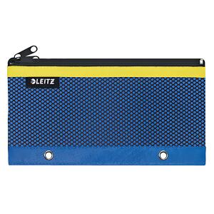 LEITZ ACCO Schlamper Etui 21x9cm Urban Chic blau mit 2 Fächern