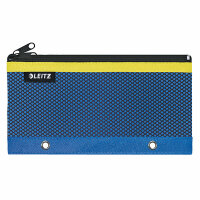 LEITZ ACCO Schlamper Etui 21x9cm Urban Chic blau mit 2...