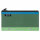 LEITZ ACCO Schlamper Etui 21x9cm Urban Chic grün mit 2 Fächern 1 blickdichtes Fach 1 Netzfach außen abwaschbar mit geöster 8cmLochung für Ordner Material: Nylon 025mm
