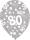 AMSCAN EUROPE 6 Zahlenballons 80 Global