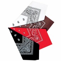 WIDMANN S.R.L.  Bandana 55x55cm 4 Farben  sortiert 100%...