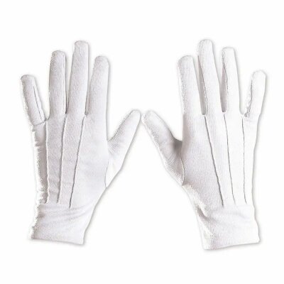 WIDMANN S.R.L.  Handschuhe weiß  One Size für Erwachsene