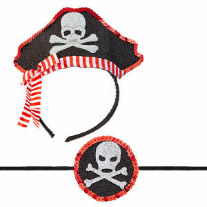 WIDMANN S.R.L.  Mini Piraten Set  Kopfteil & Augenmaske