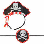 WIDMANN S.R.L.  Mini Piraten Set  Kopfteil & Augenmaske