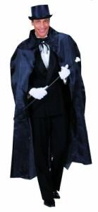 WIDMANN S.R.L.  Umhang schwarz ca. 130cm  Lang