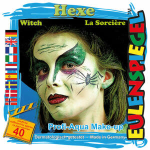EULENSPIEGEL  Motivschminke Hexe  4 Farben, Pinsel