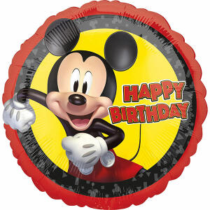 Di&Gi Folienballon Mylar 18" cm 45 cm - Happy Birthday Mickey Mouse