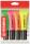Stabilo Textmarker NEON 4er Pack Eco-Pack 4 ST/4 Farben gel/gr/or/pi