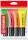 Stabilo Textmarker NEON 4er Pack Eco-Pack 4 ST/4 Farben gel/gr/or/pi