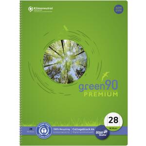 Staufen Collegeblock A4 80Bl 90g Lin 28 Premio kariert mDR