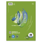 Staufen Collegeblock A4 80 Bl 70g Lin 28 Green 5mm...